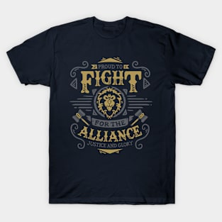 World of Warcraft Alliance - Stormwind Hero - Classic gaming T-Shirt